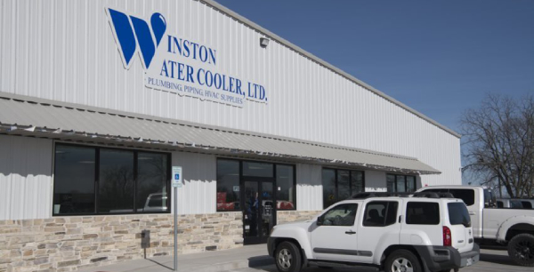 Winston Water Cooler Rockwall brick and mortar store front