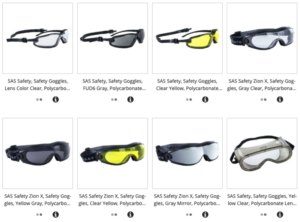 SAS Safety - Safety Goggles
