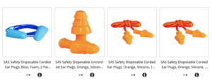 SAS Disposable Earplugs 